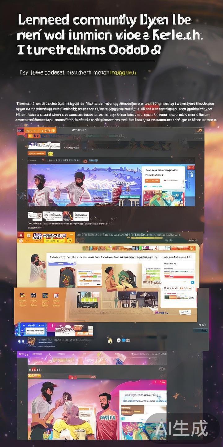 值得一提的是，平台还设有专属的社区交流区域，用户可